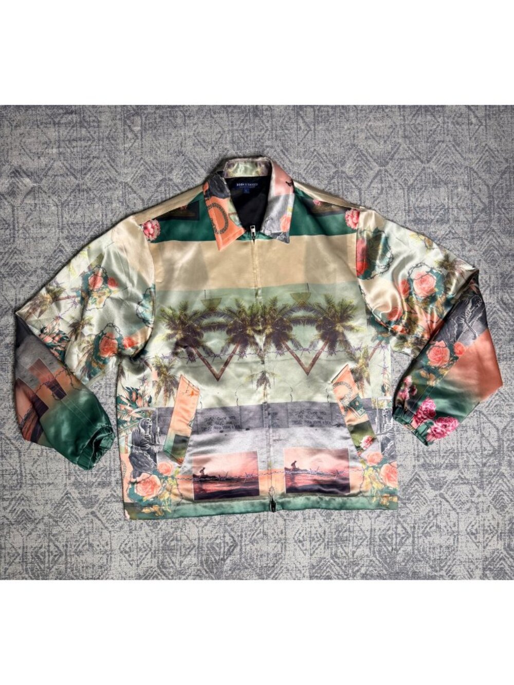 Born x Raised Indian Summer Print Jacket